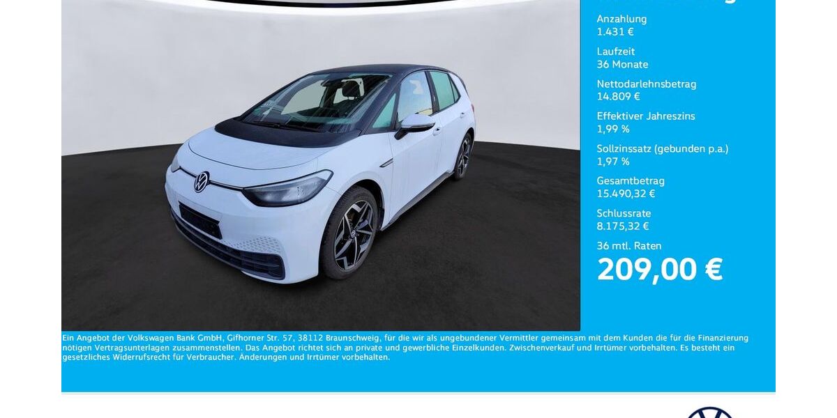 VW ID.3 28.424 km 16.240 &euro; Unna 59423