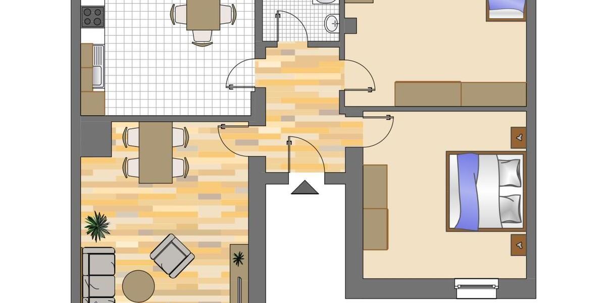 Erdgeschoßwohnung Dortmund Innenstadt Nord - 3 Zimmer, 85 m&sup2;, 709&euro; | Angebot:26008903