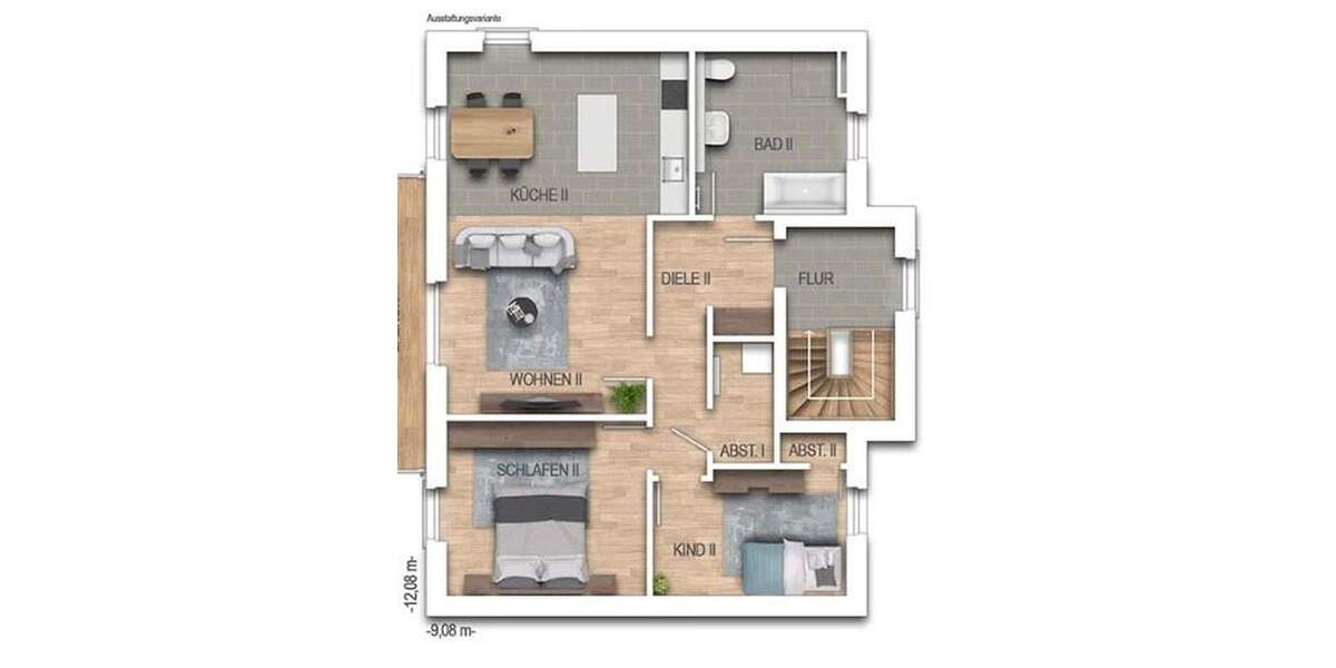 Etagenwohnung Bergkamen-Weddinghofen Mitte - 5 Zimmer, 100 m&sup2;, 425.550&euro; | Angebot:25728403