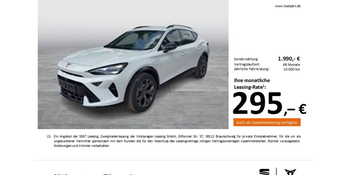 Cupra Formentor 11.033 km 33.699 &euro; Dortmund 44269