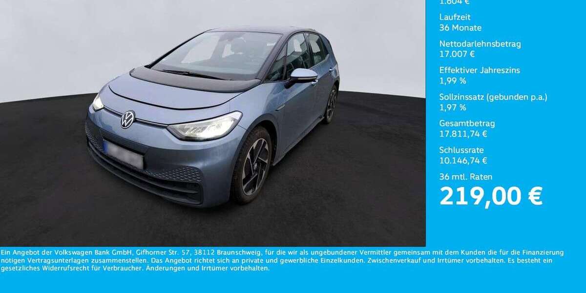 VW ID.3 25.048 km 18.611 &euro; Unna 59423