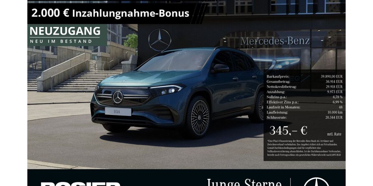Mercedes-Benz EQA 3.443 km 39.556 &euro; Arnsberg 59759